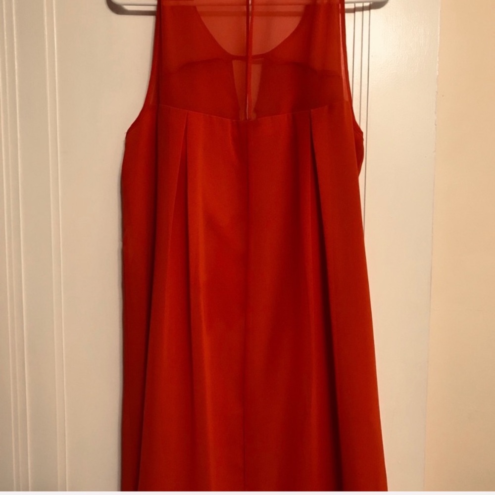BCBGeneration Orange Ruffle Tent Dress - Picture 6 of 6